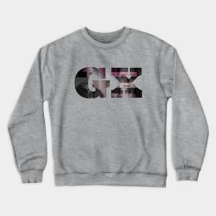 Glitch GX Text Image Crewneck Sweatshirt